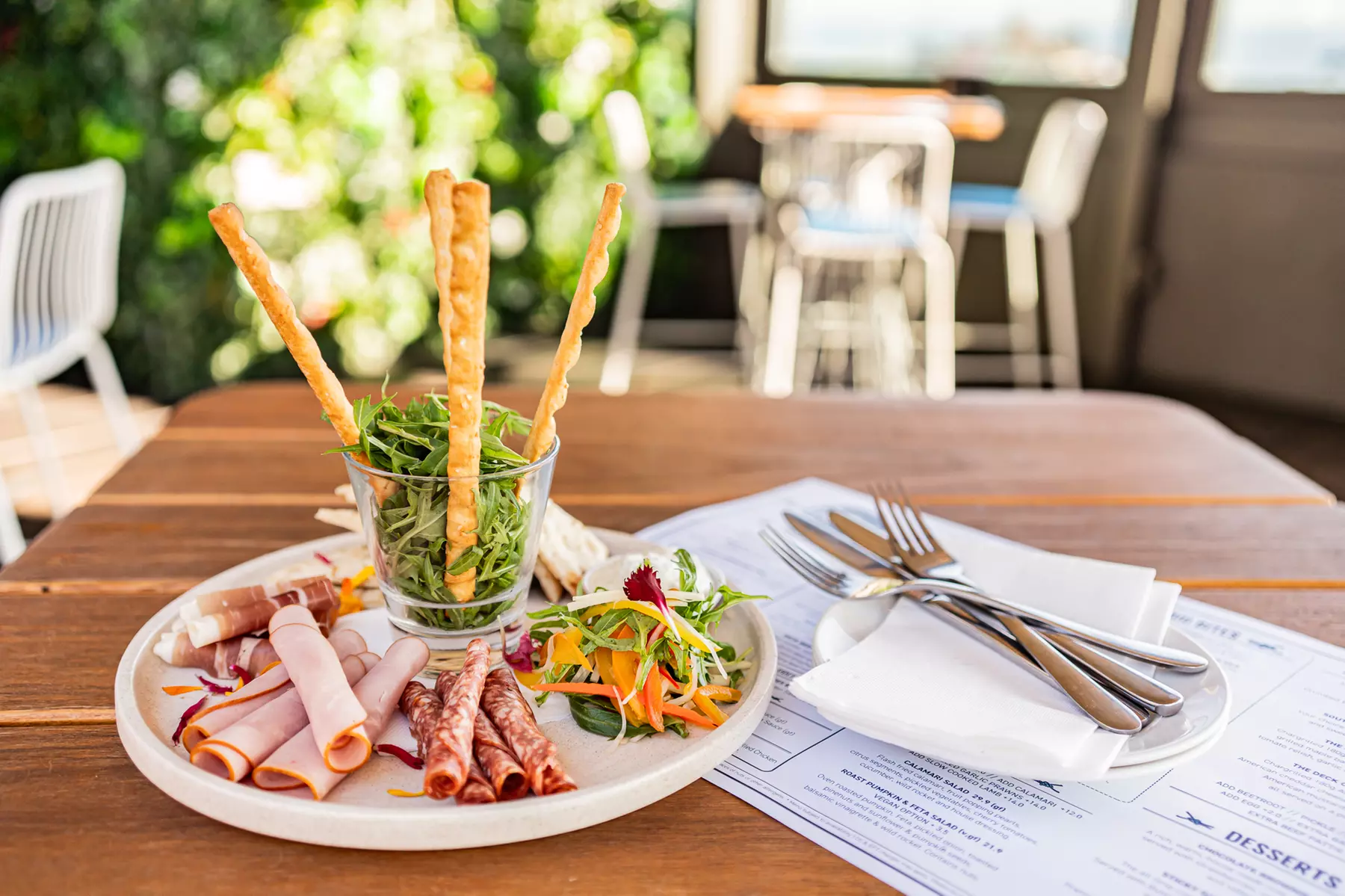 Pick Choices of Items From the Small Bites Menu at The Deck