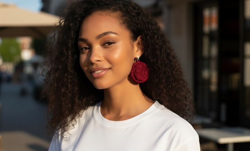 Image 2: Build Your Own Customized Earrings with Metal & Crotchet Pieces