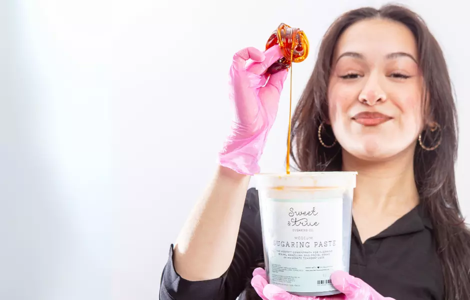 Enjoy up to 60% off Women's Sugaring Brazilian Wax at The Wellness Shop for smooth, soft skin with one or three sessions - Second Medium