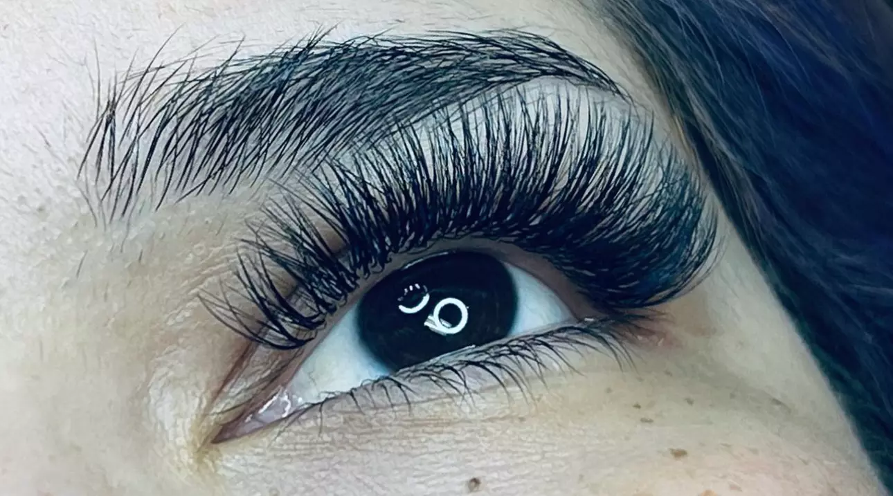 Enhance your lashes with Adore Salon's full or half set eyelash extensions, complete with touch-up, at up to 45% off - Primary Image