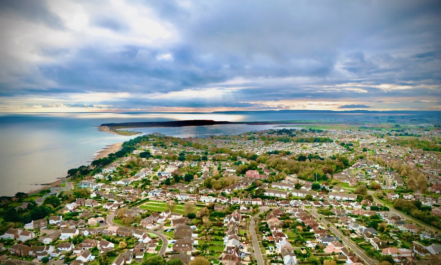 Image 2: Get Aerial Views of Roof or/and Gutter Inspection of Your Home