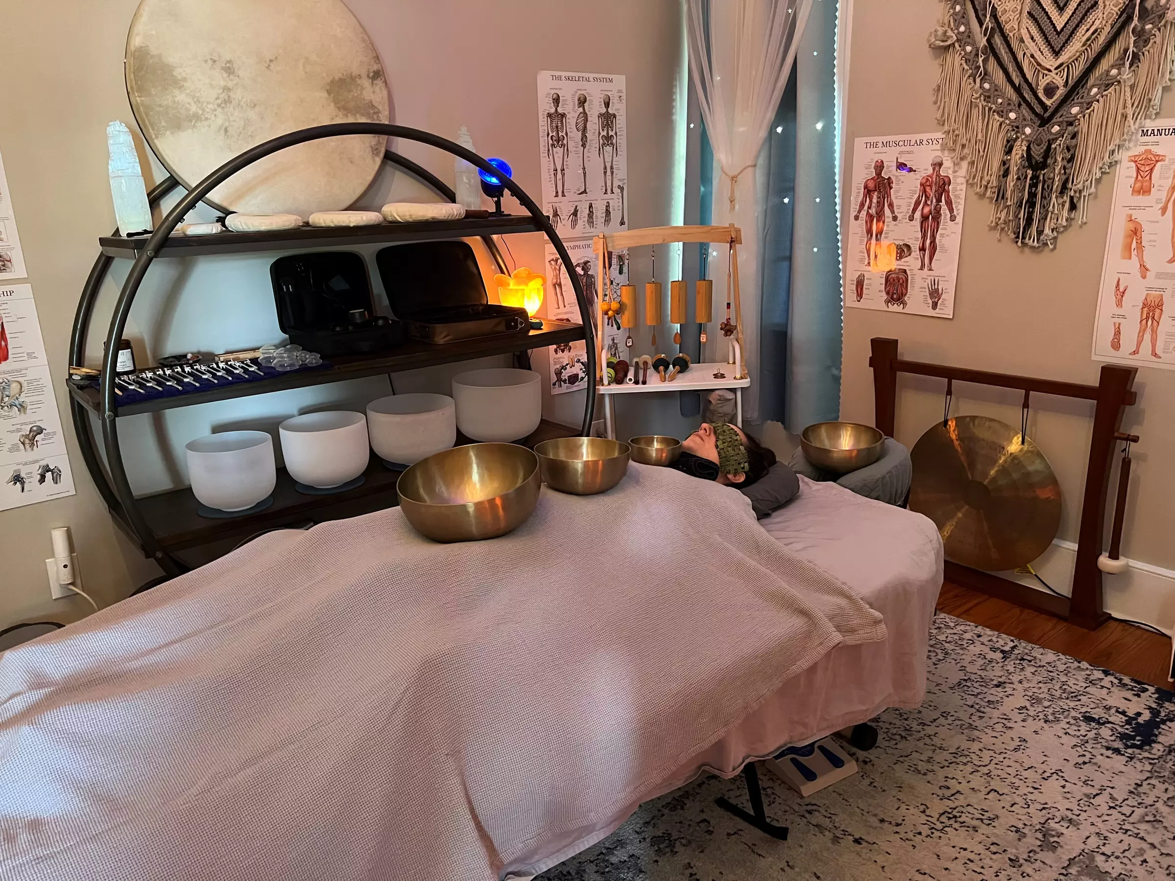 Discover Sonic Healing Arts Massage And Bodywork with a mix of Relaxation Sound Bowl Therapy and Tibetan Sound Bowl Massage up to 35% - Primary Image