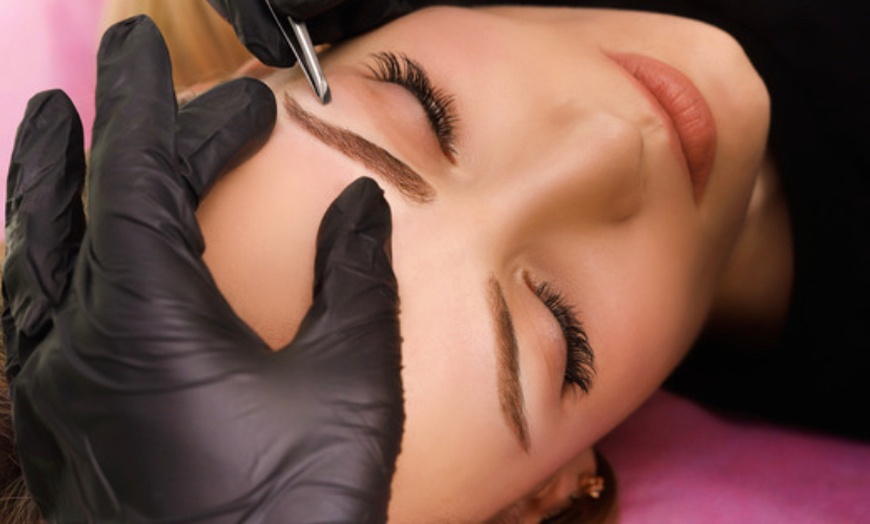 Image 1: Combination Brows, Feathered Natural Microblading, or Ombré Brows