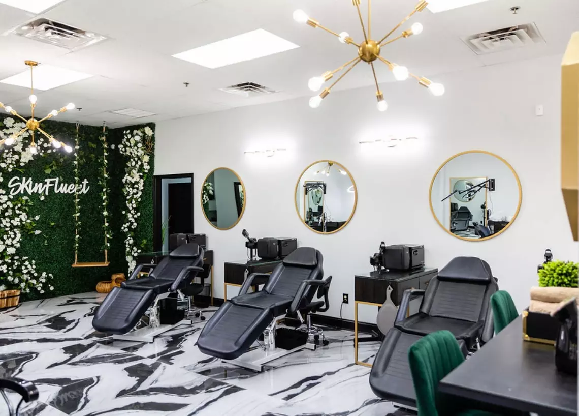 Discover Skinfluent's waxing services including Bikini, Brazilian & Brow with up to 35% off for a smooth experience - Primary Image