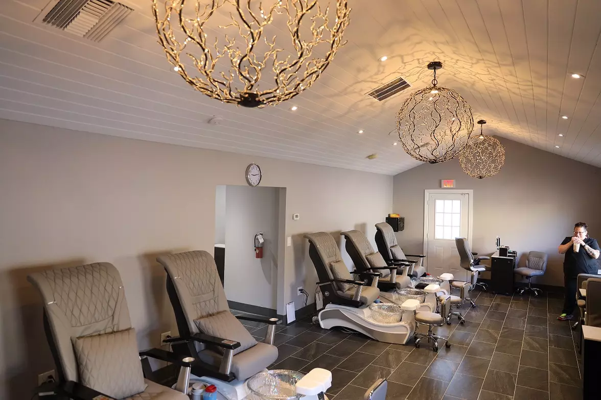 Discover The Spa's Dazzle Dry Polish Manicure and Pedicure Options, with up to 30% off for an unmatched pampering experience - Primary Image