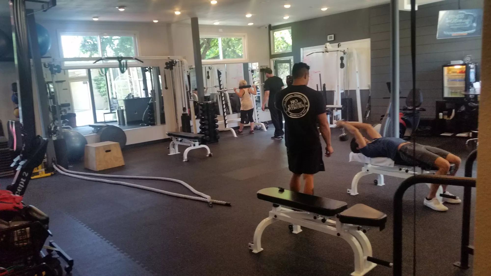 Personal training session to get leaner and healthier