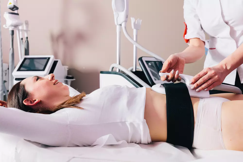 Experience Dr Marla's Chirowellness Spa with EMS body sculpting options for abdomen & butt, saving up to 48%