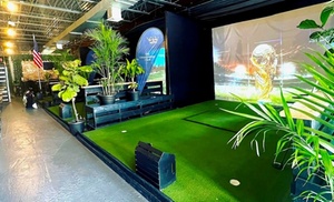 Indoor Golf Simulator and Beers with Super-Bowl Champ Ahmad Bradshaw