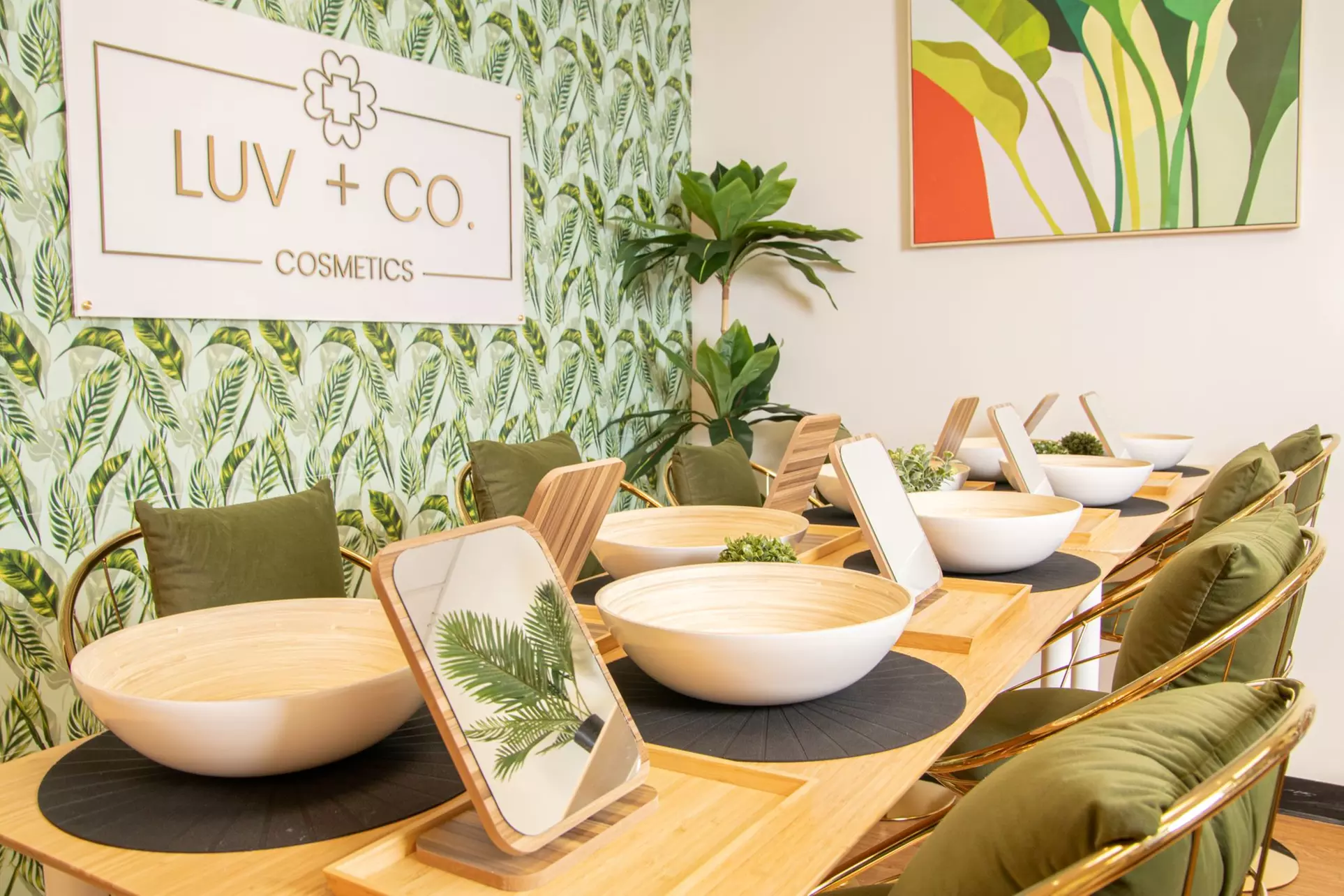 LUV + CO. Cosmetics offers unique spa party options with skincare and makeup sessions up to 23% off - Primary Image