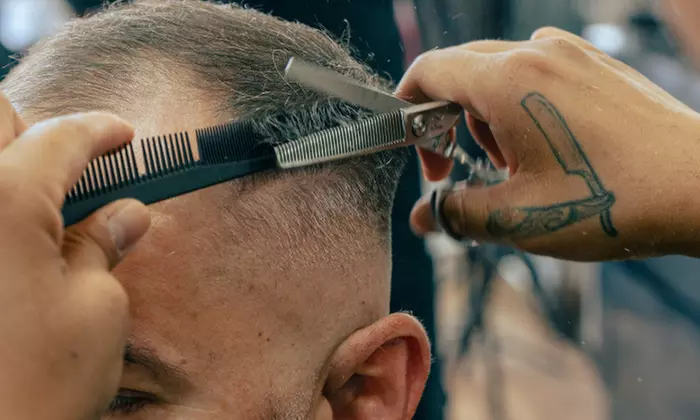 Up to 21% Off Yearly Packages - Men's Haircut / Shave at Sweeney Taud StudioZ - Second Medium