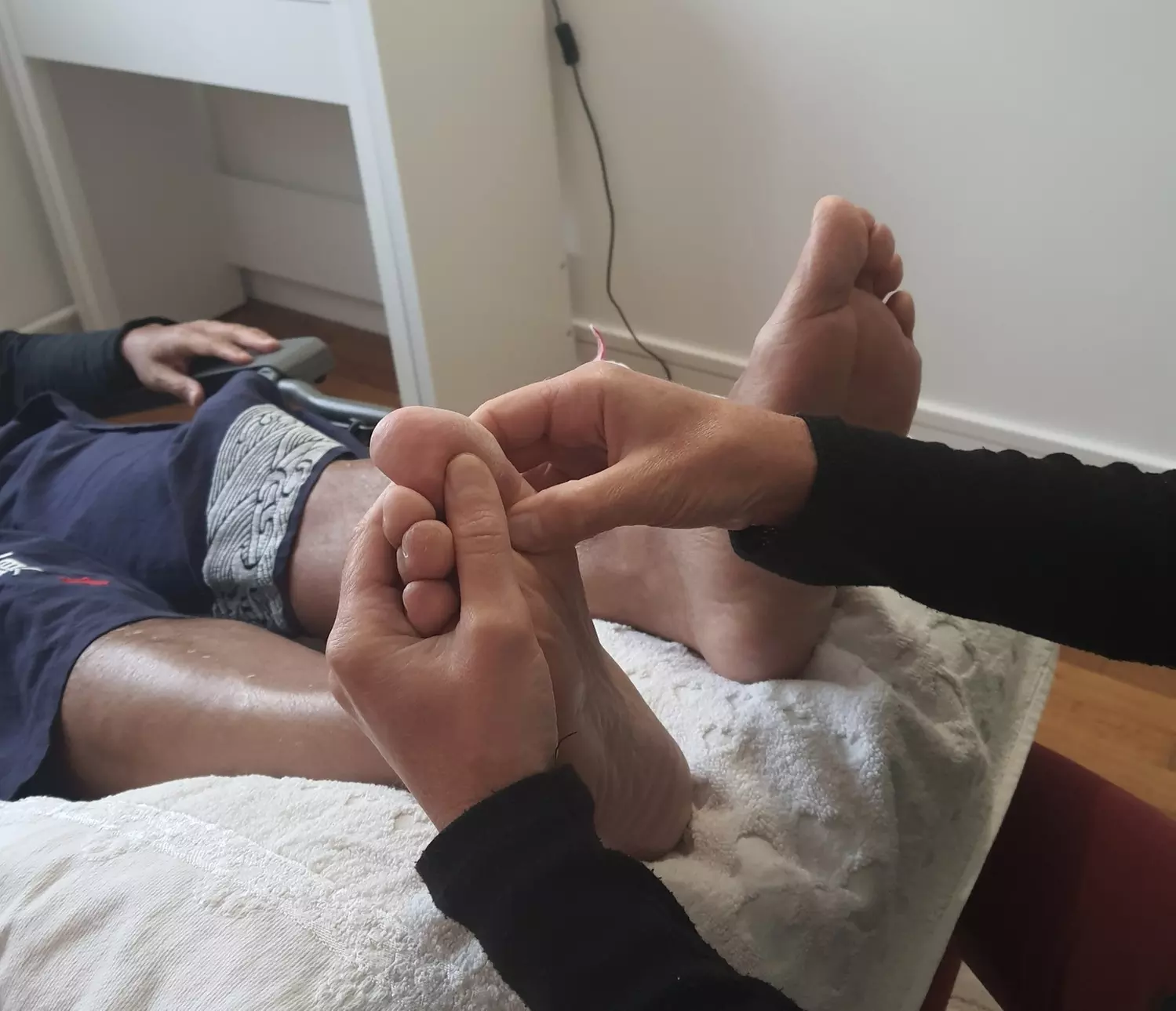 Séance de réflexologie plantaire ou palmaire et faciale