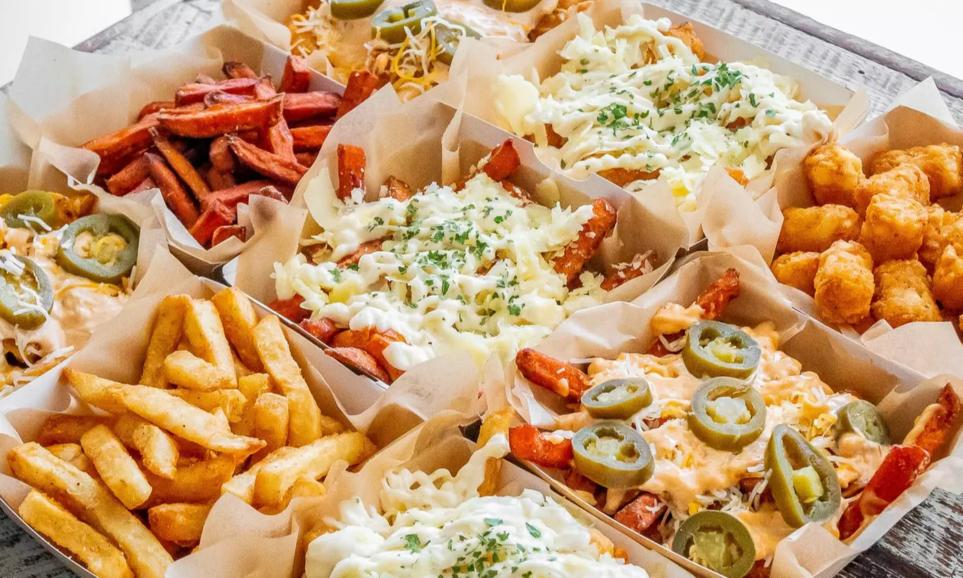 Burger Feast with Loaded Fries and Milkshake for up to Four People