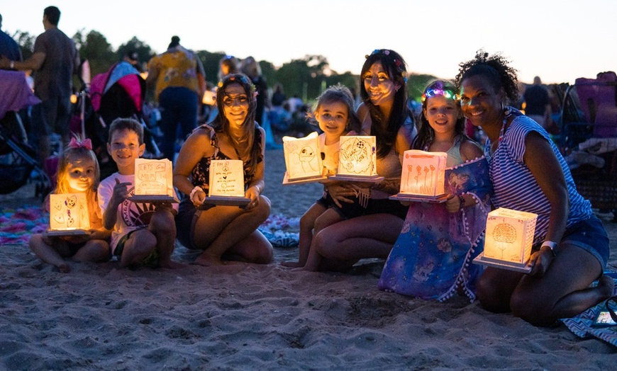 Image 8: Water Lantern Festival Admission – Houston, TX