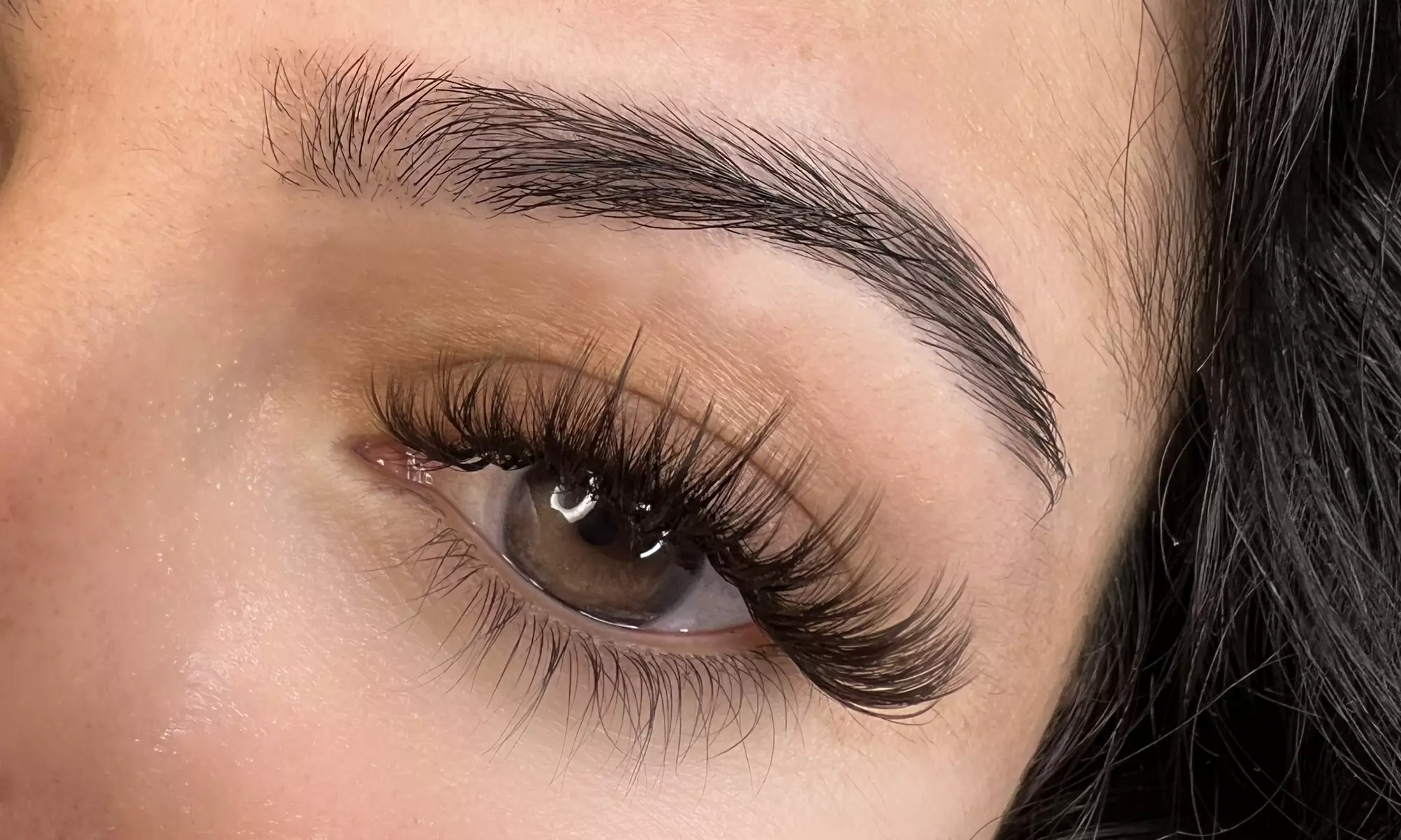 Full Set of Classic, Hybrid, Trendy Style or Volume Eyelash Extensions