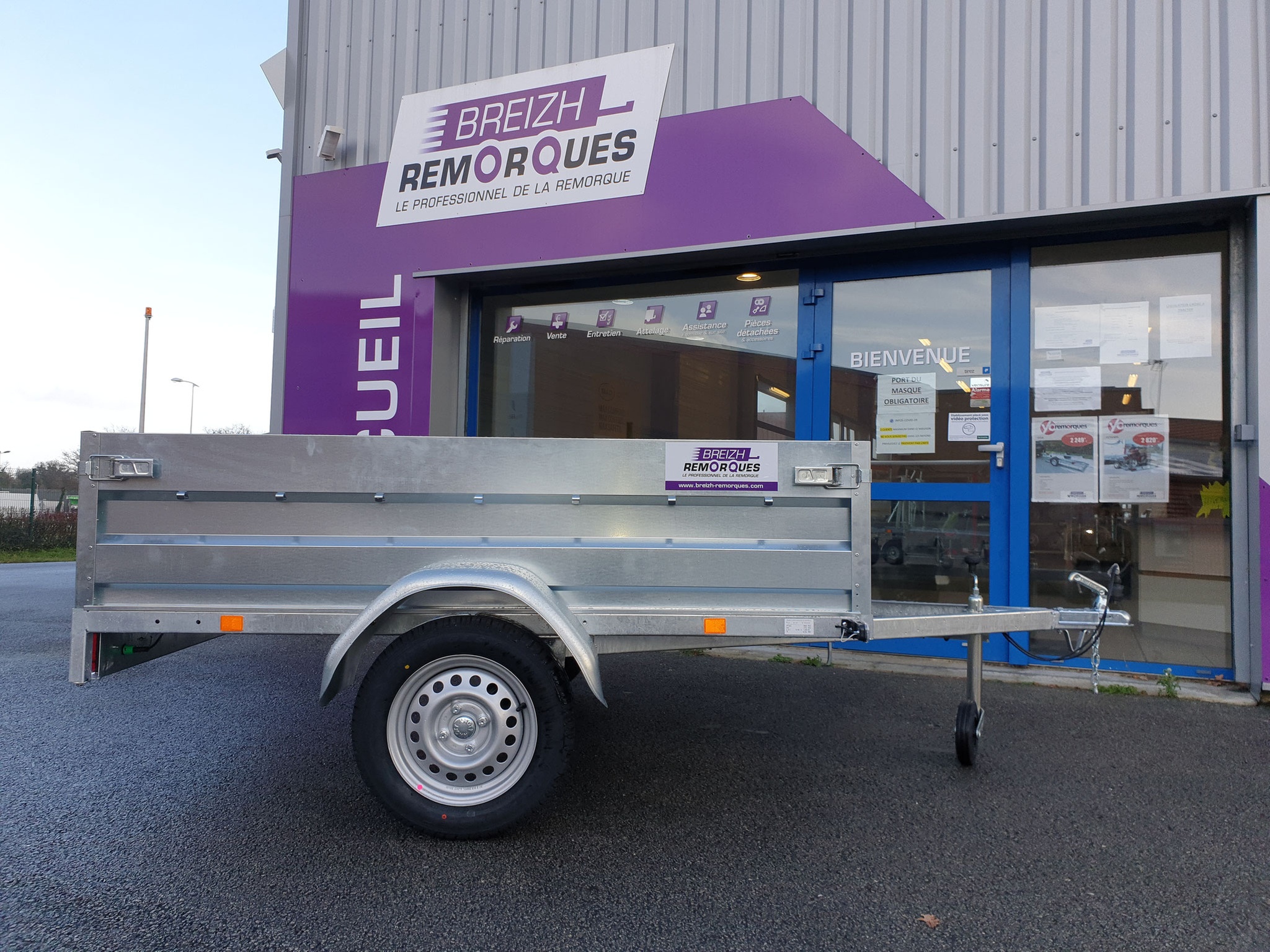 1 révision simple ou double essieu non freiné ou freiné