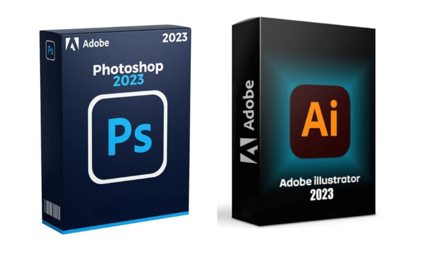 Adobe photoshop & Illustrator 2023 Lifetime Activation | Groupon