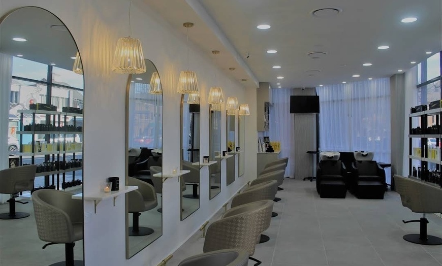 Image 1: Up to 55% Off on Salon - Hair Colour / Highlights - Roots at Le Luxe Hair Salon