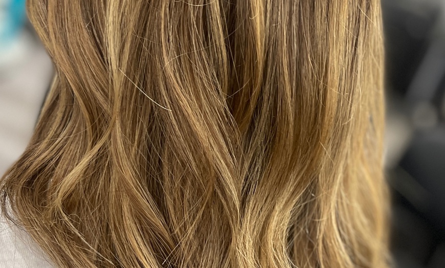 Image 2: Women’s Single-Process Color or Highlight/Brazilian Blowout w/Optional Haircut at Hair By Maryam (Up to 40% Off)