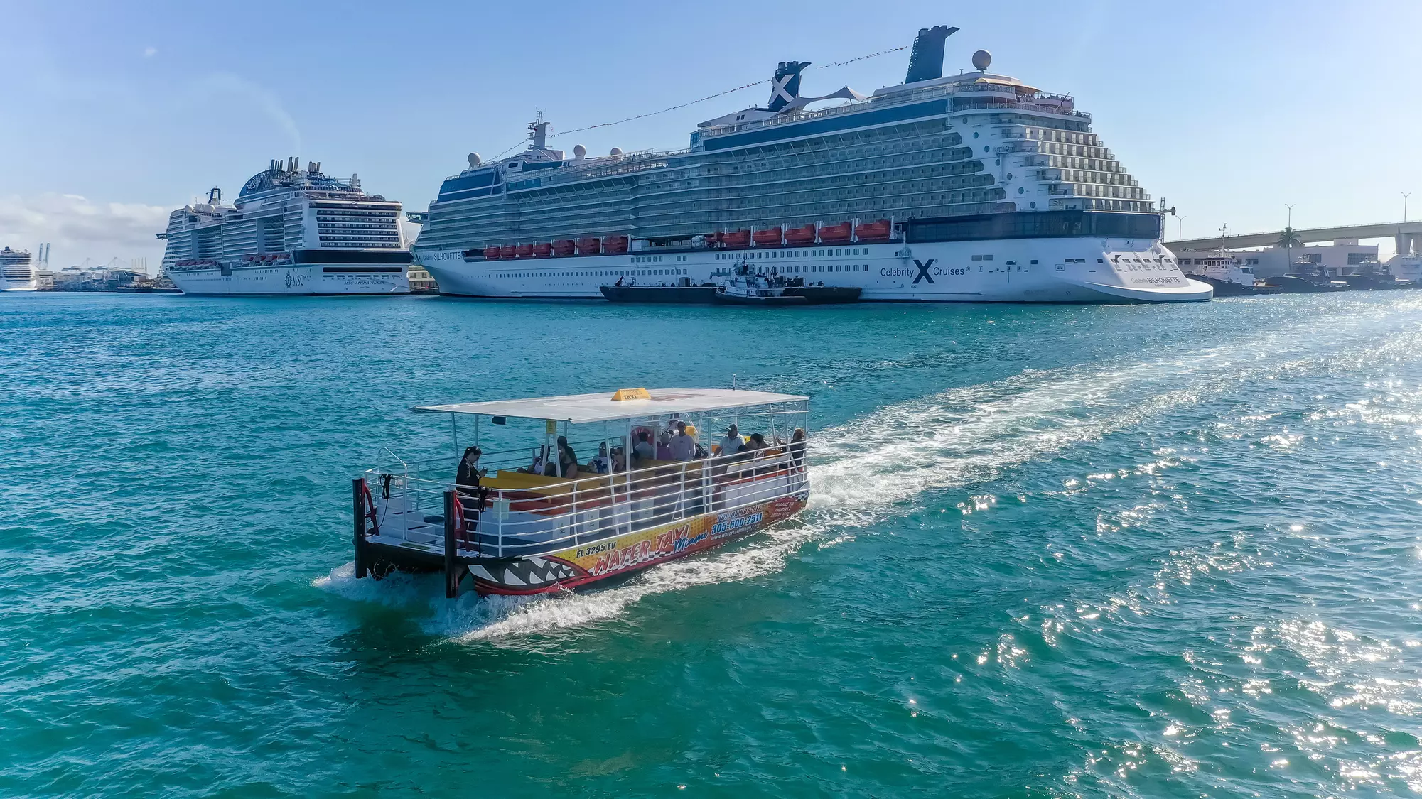 Discover Miami by water shuttle and explore Biscayne Bay(Up to 45% Off)