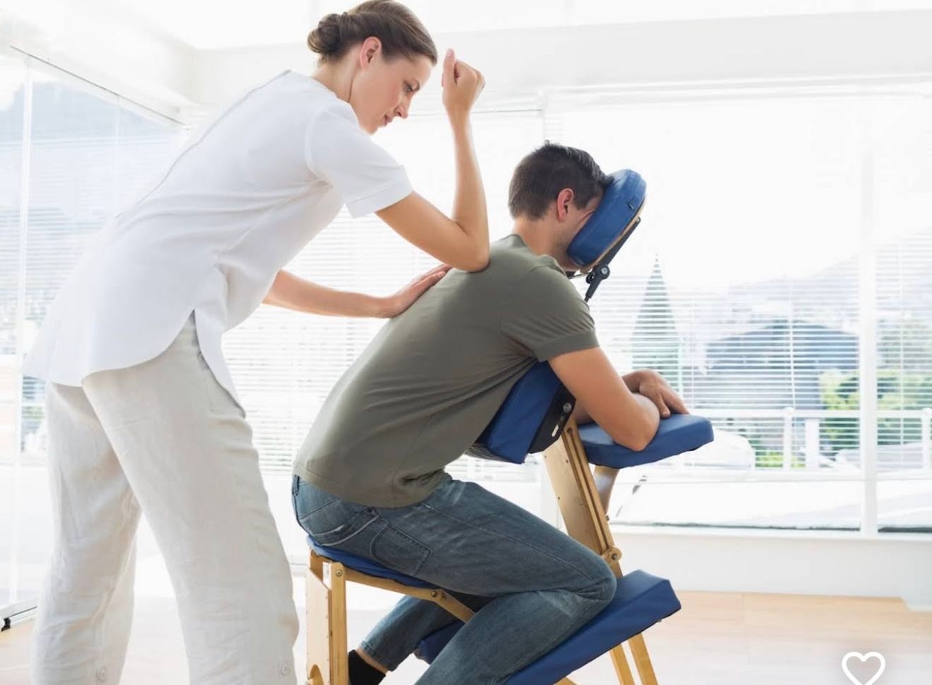 Experience Lin's Relax Station with a 10-Minute Chair Massage, Up to 50% Off