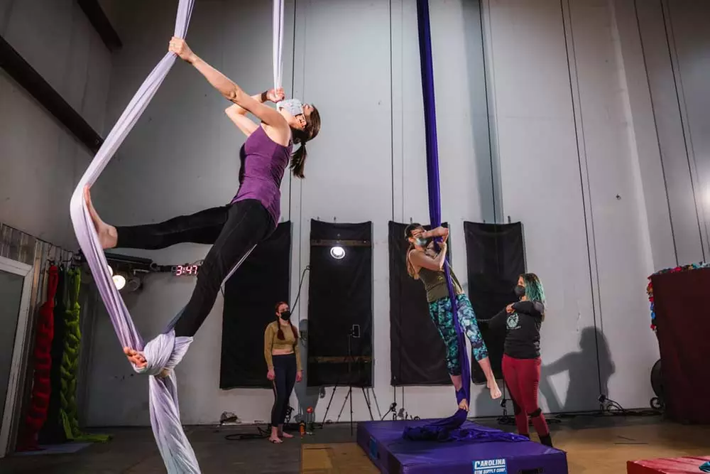 Up to 50% Off on Aerial Fitness at Bloom Movement Artistry