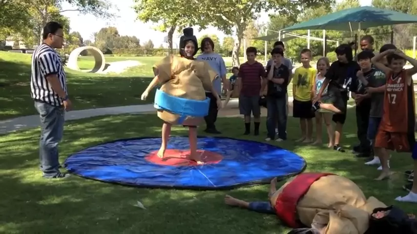 Up to 35% Off on Kids Sumo Suits & Backyard Games at Party Rental CA - Primary Image