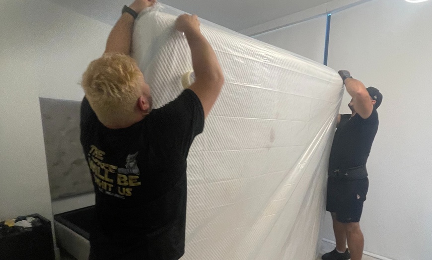 Image 4: Efficient Moving Services with Two Skilled Movers and Wrapping