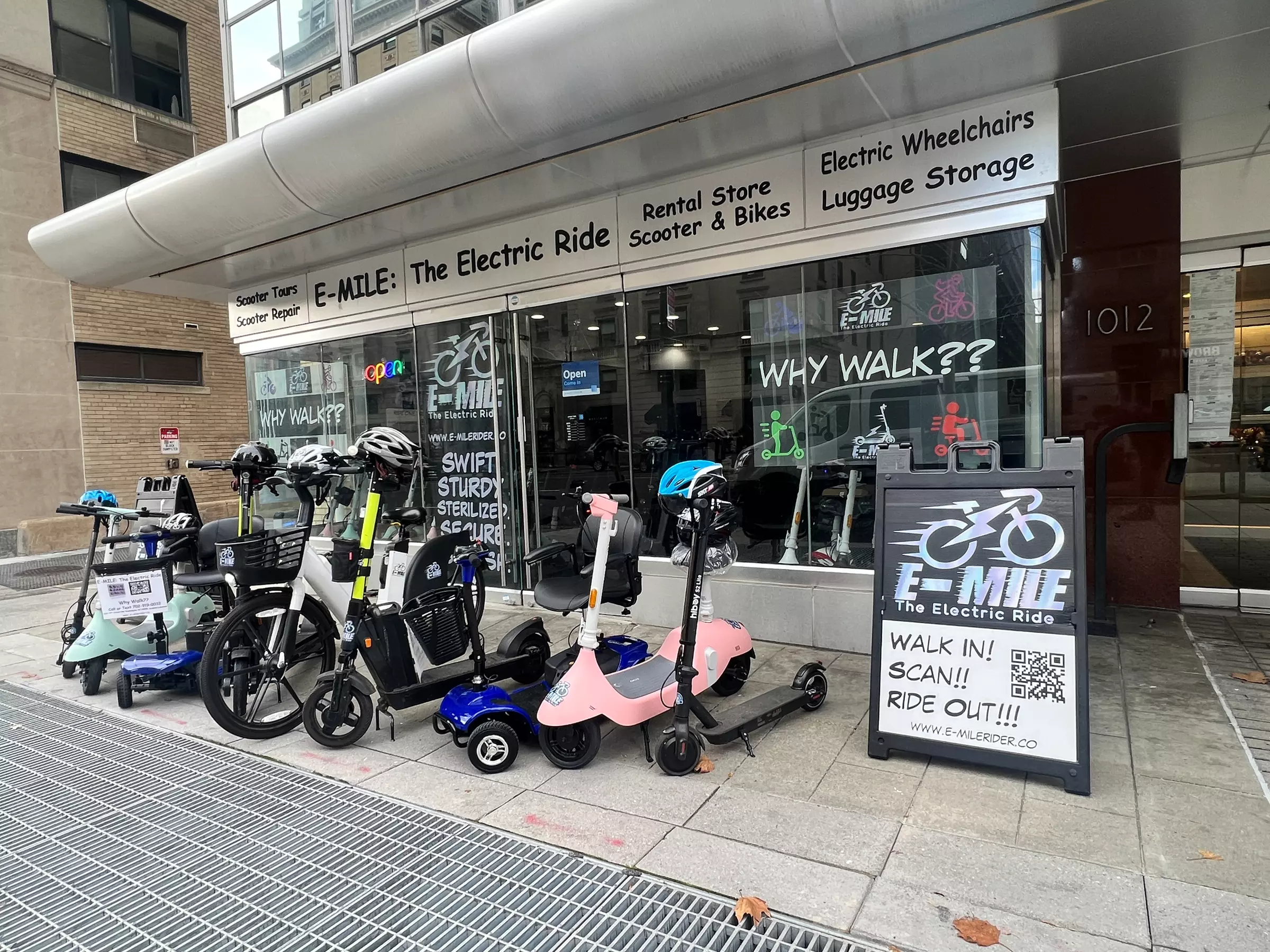 Party of 4 Electric Scooter Rentals