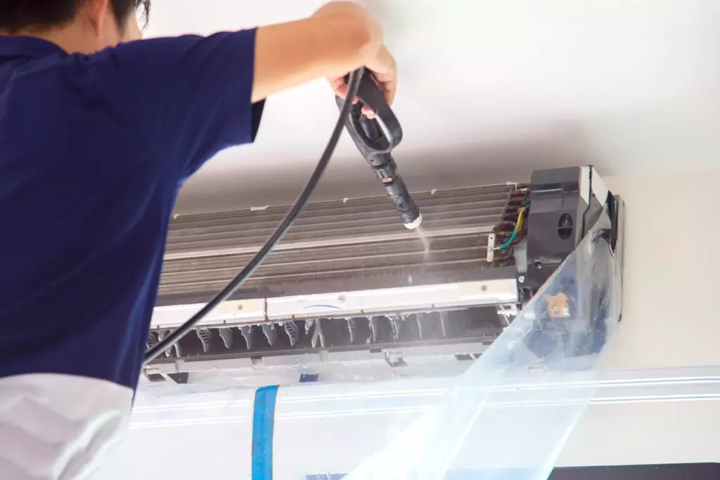 Ductless Mini-Split AC Cleaning from VentRight. Includes 2 Heads or Bundle with Dryer! 44% Discount - Primary Image