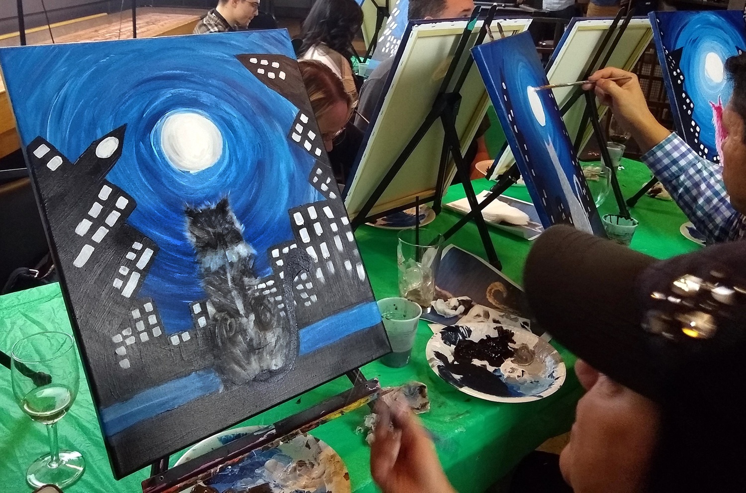 Enjoy a Painting Party at Home or Office for Up to 20 People