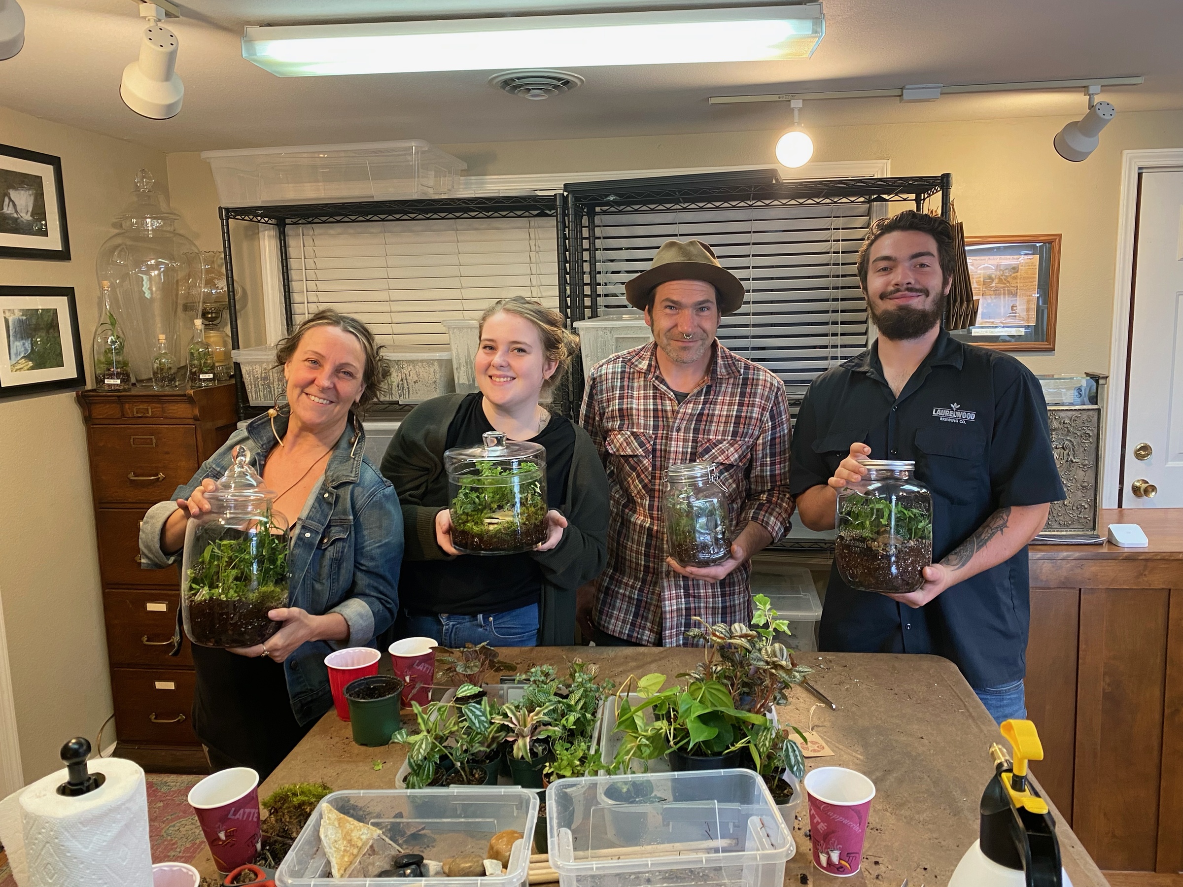  Terrarium-Building Class at Silver Falls Terrariums