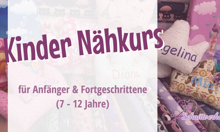 Image 2: 3 Std. Kinder Nähkurs für 1-2 Personen (von 7 bis 12 Jahren)