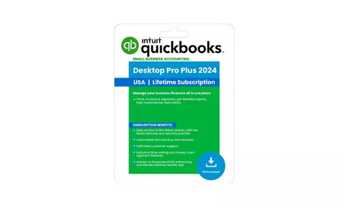 Up to 71% Off on Intuit Quickbooks Desktop Pro Plus 2024 – Lifetime License - Primary Image