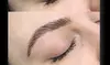 Experience Amora Med Spa's eyebrow tinting with lamination and wax for up to 50% off