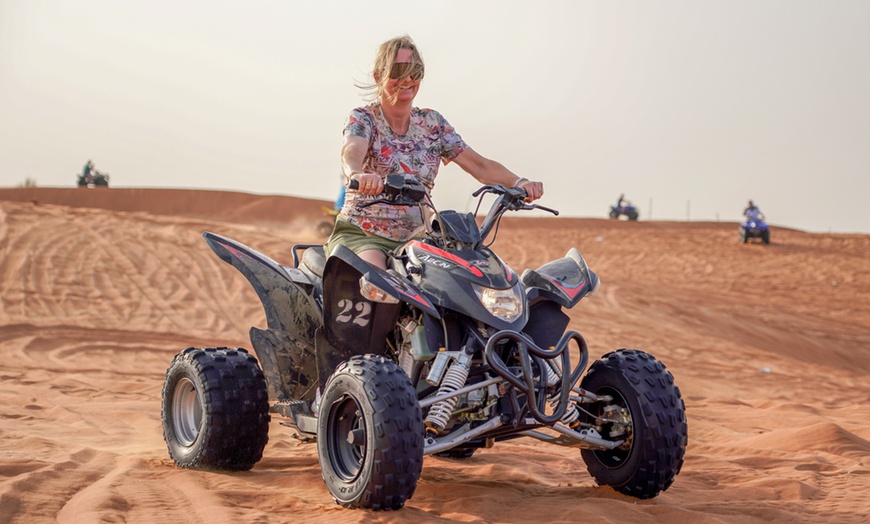 Image 3: One hour Single or Double Seater Quad Bike Rental at BEYOND THE DUNES