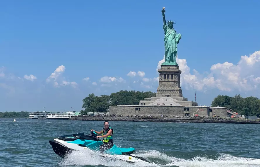 Ride the Waters Behind the Statue of Liberty: Jet Ski Adventure