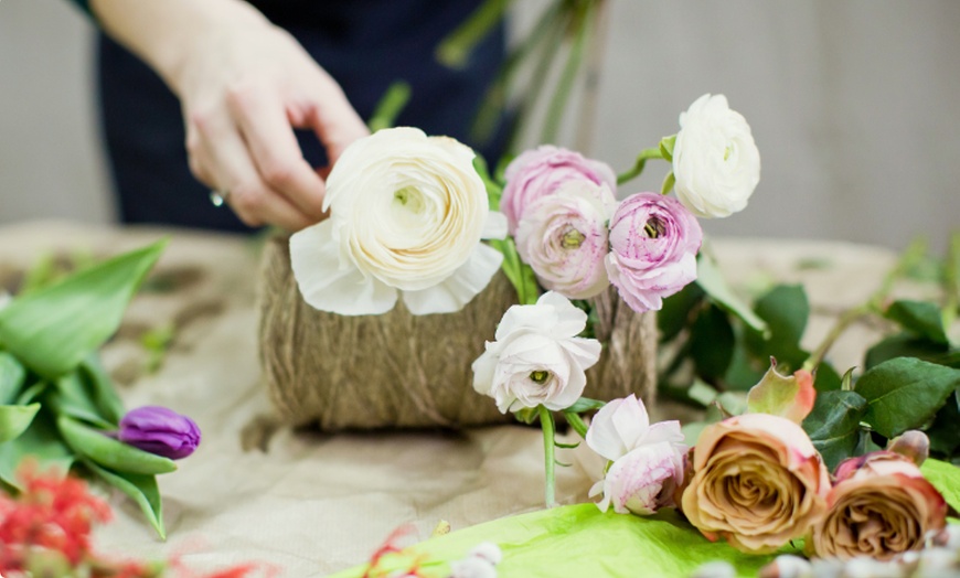 Image 9: Create Stunning Bouquets with Seasonal Flowers Arranging Class