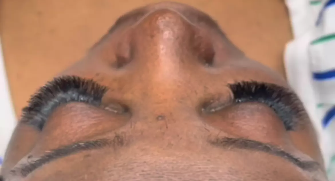 Experience mink individual lashes with touchup options