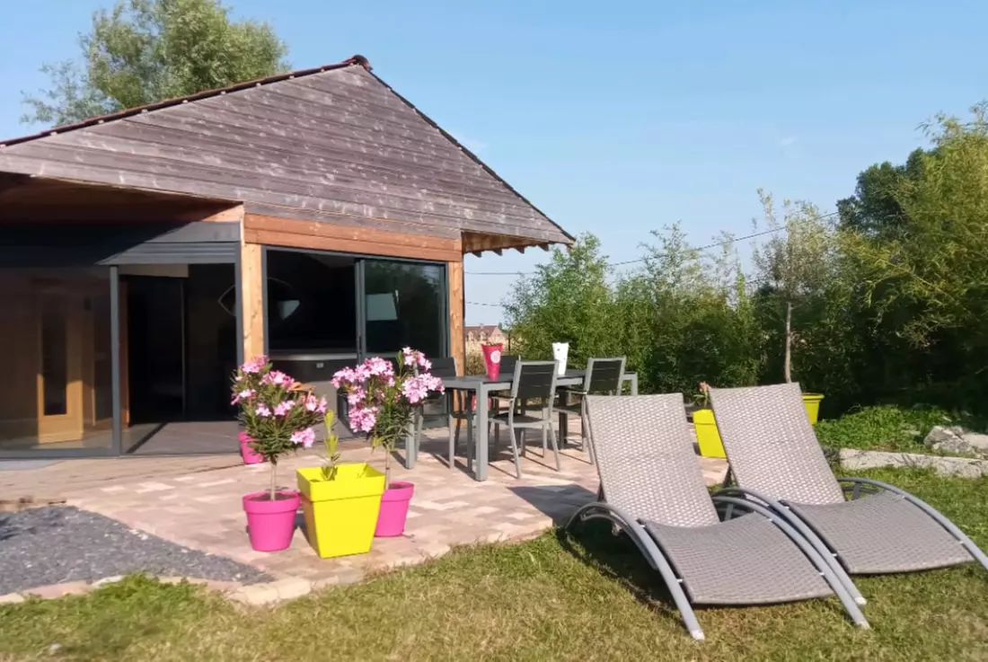 Accès au spa privatisé avec bain à remous en duo Au Gite Zen