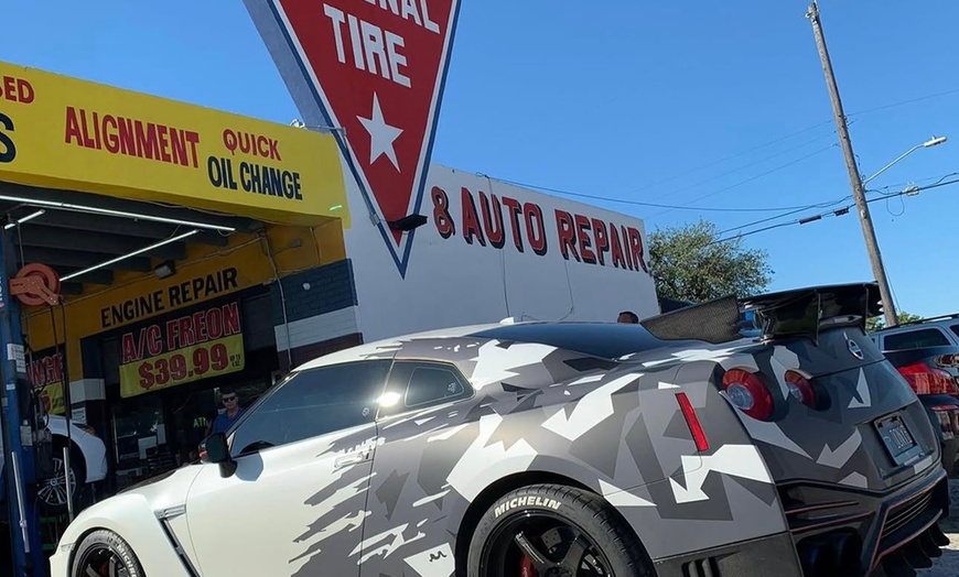 Image 4: Get a Regular Oil and Alignment with Brake Pads, Tire Check and More