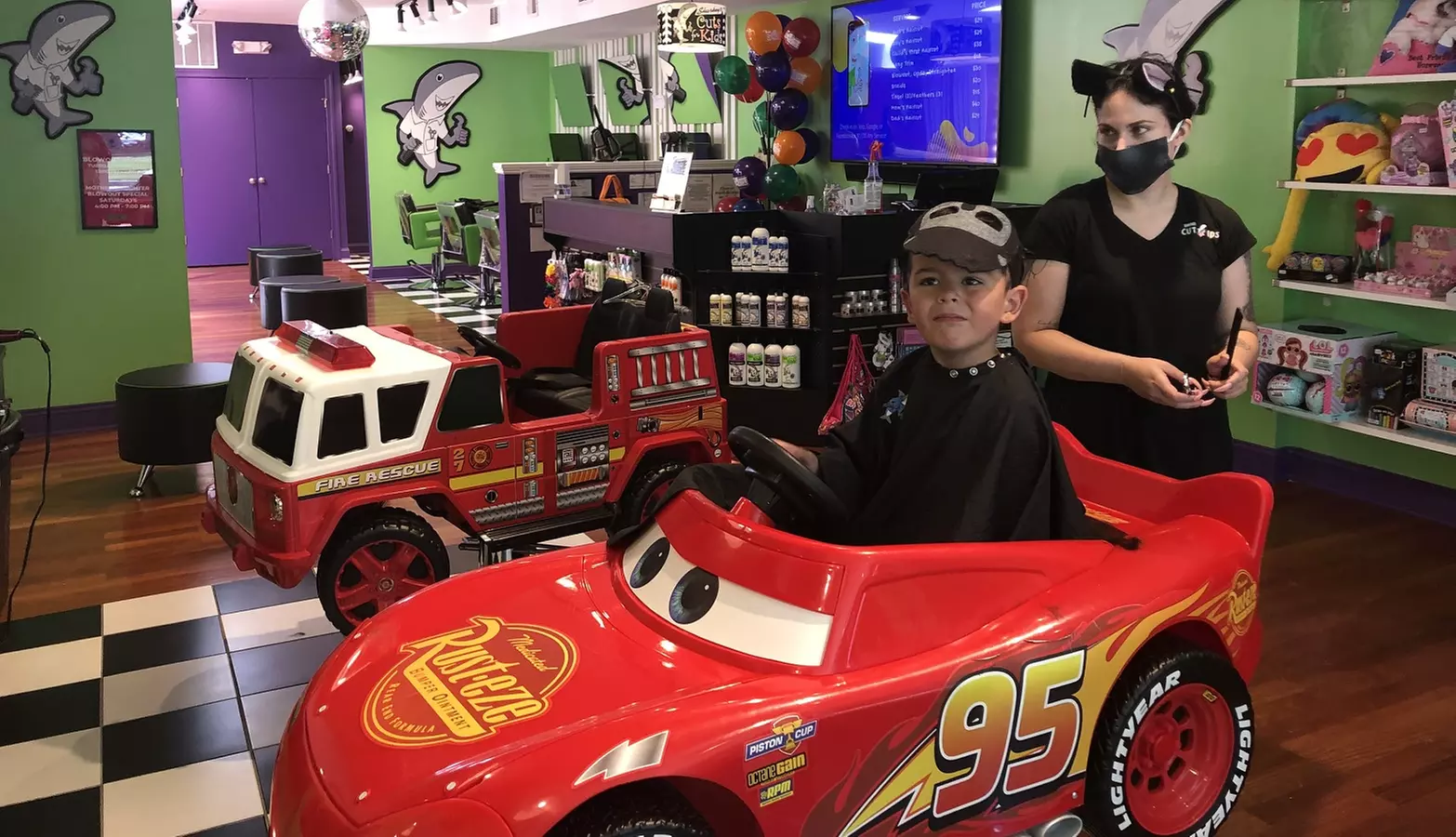 Up to 31% Off on Salon - Children's Haircut at Sharkey's Cuts for Kids - Second Medium