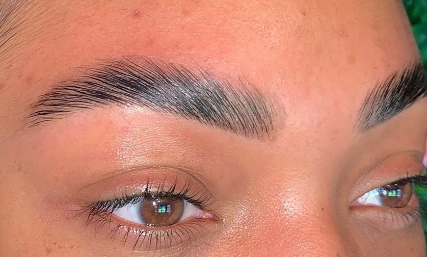 Image 1: Perfectly Shaped Brows with Eyebrow Waxing, Lamination, and Tinting! 