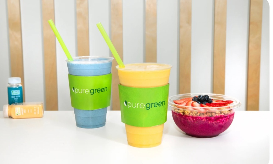 Image 2: Acai Bowl & Wellness Shot Combo for Two + Opt Fresh Smoothie Options