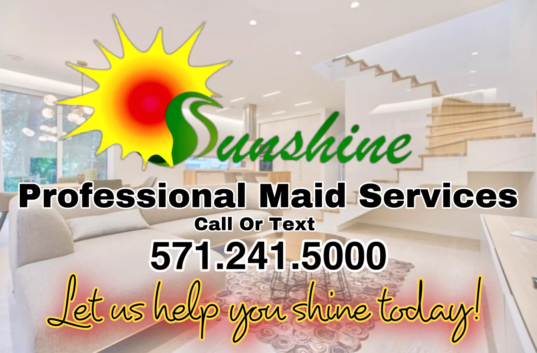 Up to 34% Off on House / Room Cleaning at Sunshine Cleaning Solutions inc