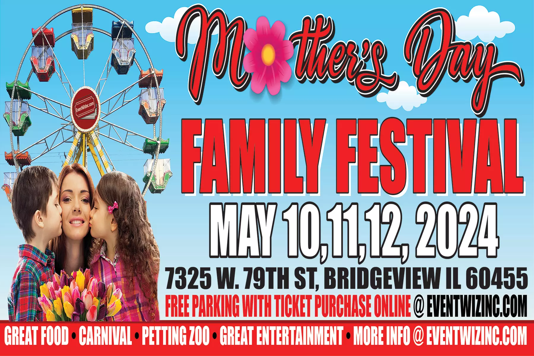 Mother's Day Family Festival on May 10,11,12,2024 - Primary Image