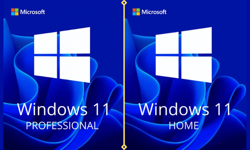 Image 1: Get w/ Microsoft Windows 11 Professional or Home Lifetime License 1PC