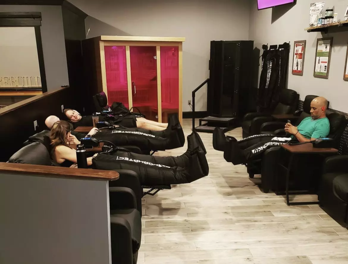 One, Three, or Five NormaTec Compression Sessions at Rebuild Elite Athletic Recovery Center (Up to 35% Off) - Second Medium