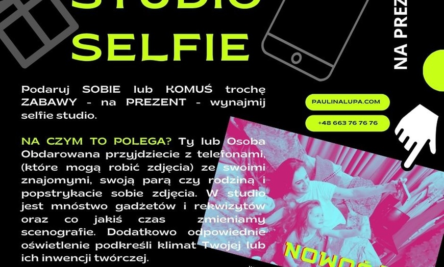 Image 1: Do 50% zniżki na: Wynajem selfie studio w BMS & SPL SP. Z O.O.