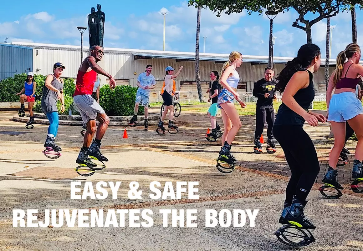 Jump into Fitness with Kangoo Jumps Class Outdoors