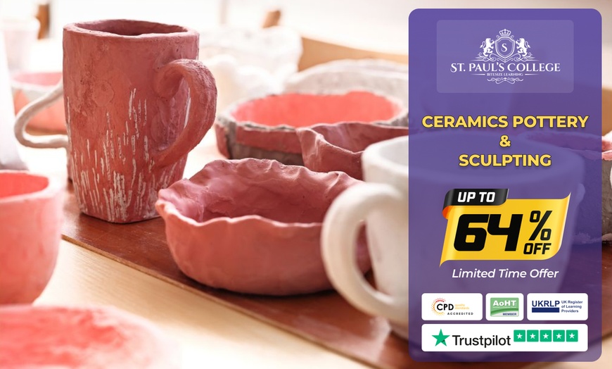 Image 2: Up to 83% Off on Pottery Painting Course at St Pauls College